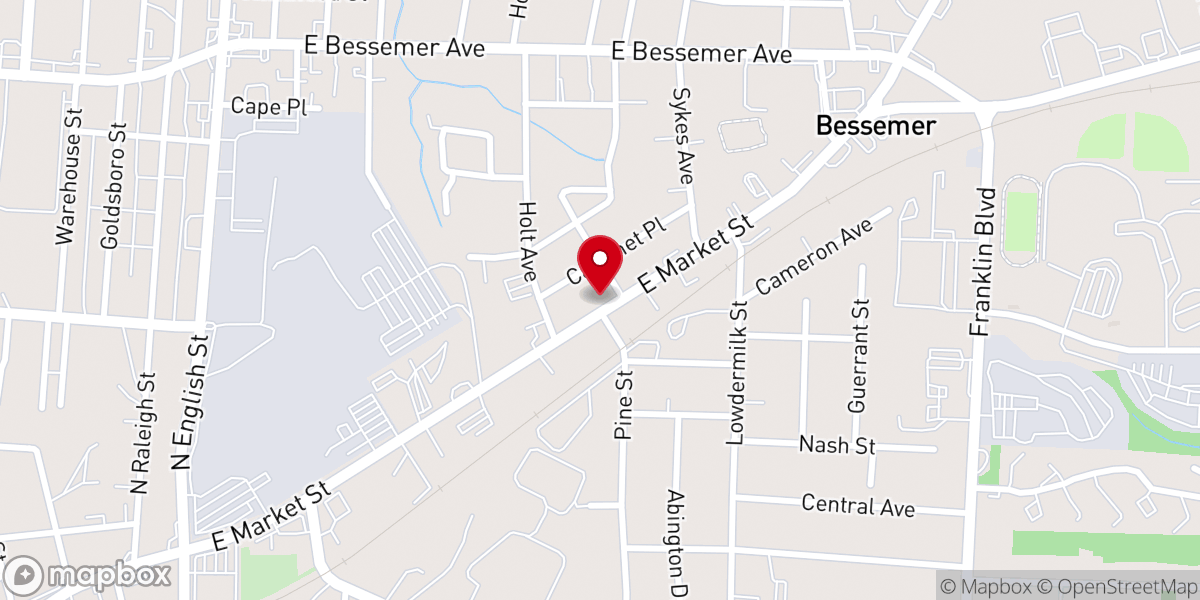 Map showing location of Cherubim & Seraphim Pentecostal Church of Christ
