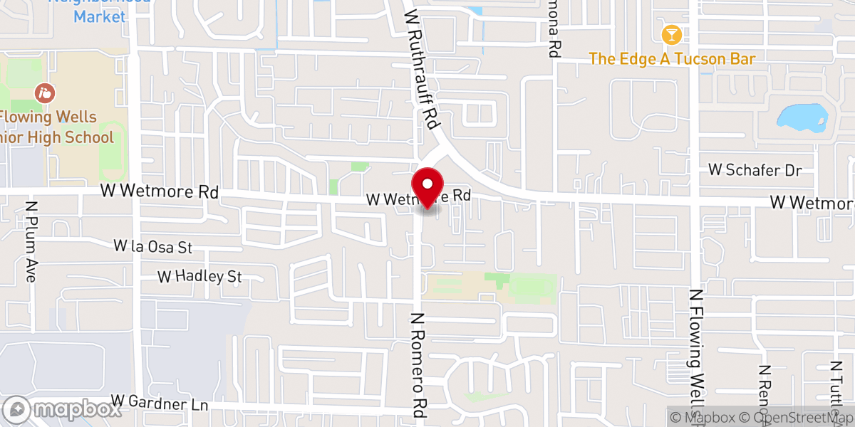 Map showing location of ConnectionPointe Church