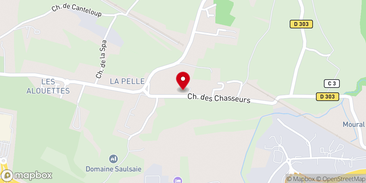 Map showing location of Église Protestante Baptiste de Berriac-Carcassonne