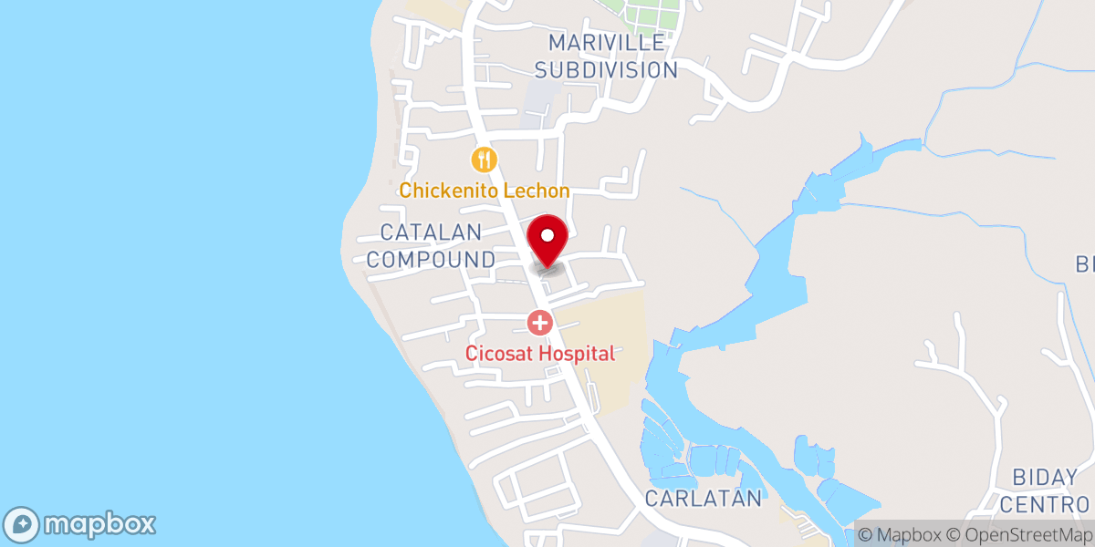 Map showing location of Philippines Baguio Mission Office
