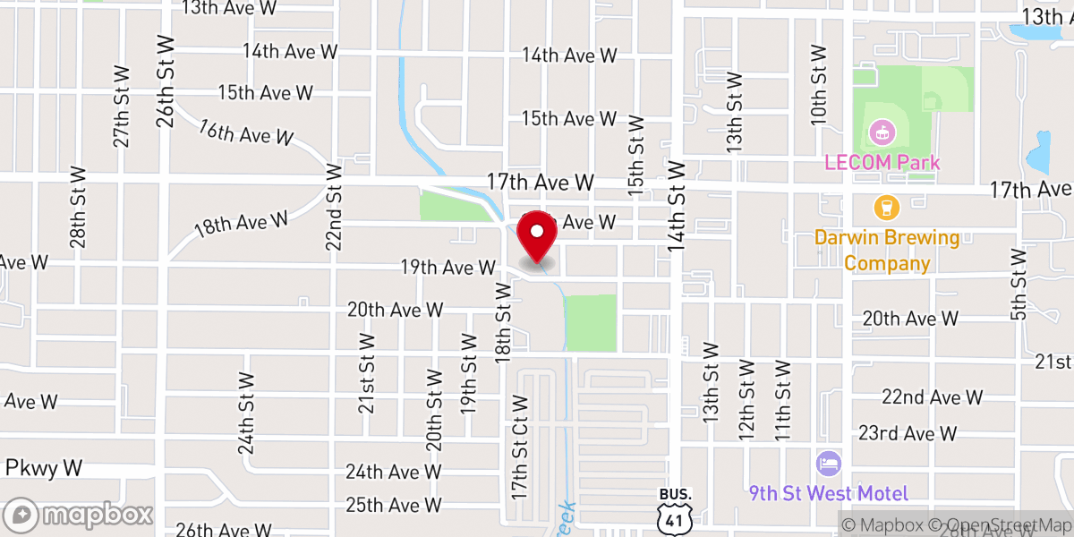 Map showing location of Wares Creek Boys Inc