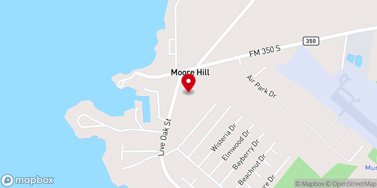 Map showing location of Beacon Bay Baptist Church