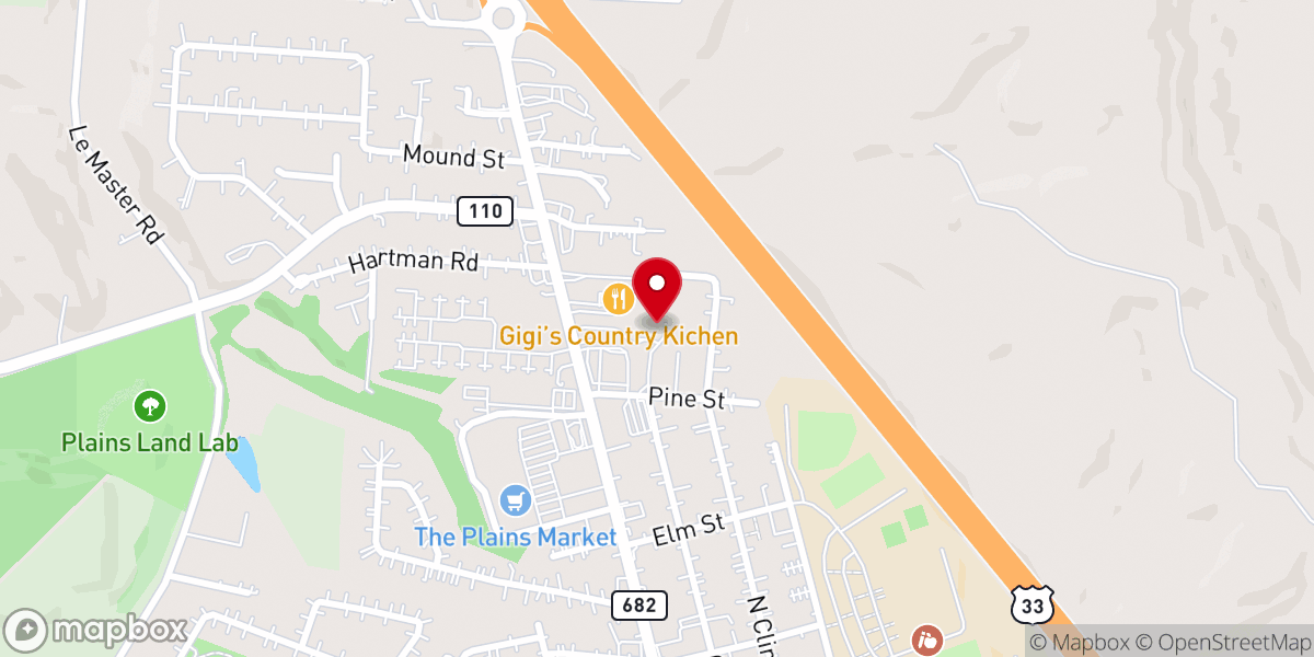 Map showing location of Bible Truth Baptist Church