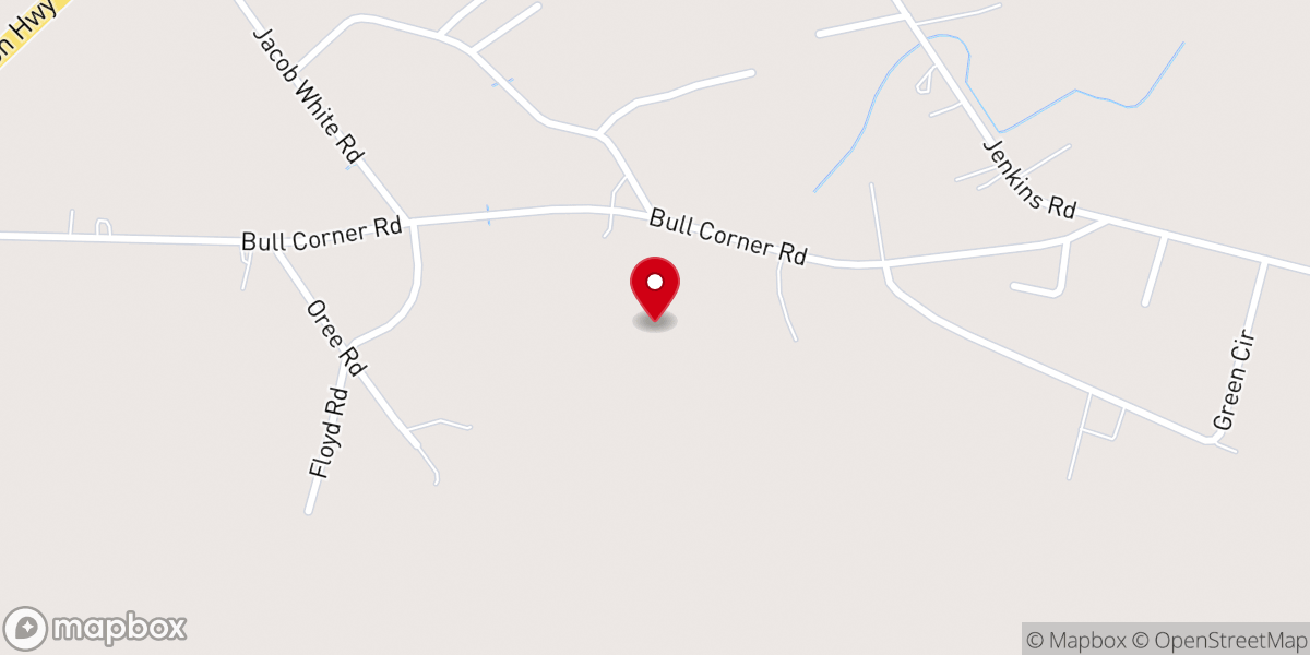 Map showing location of New Jerusalem Full Gospel Baptist Church