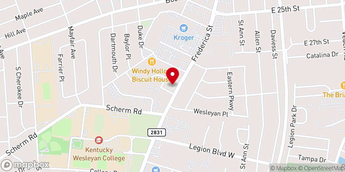 Map showing location of Faith Lutheran Church ELCA
