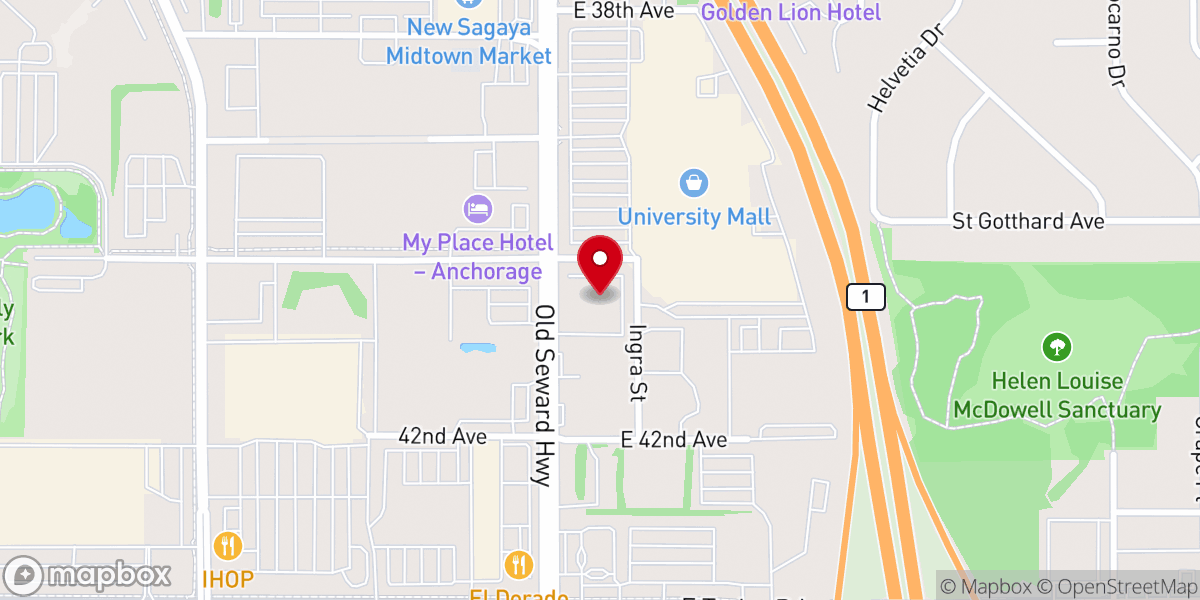Map showing location of Christ Seekers Ministry