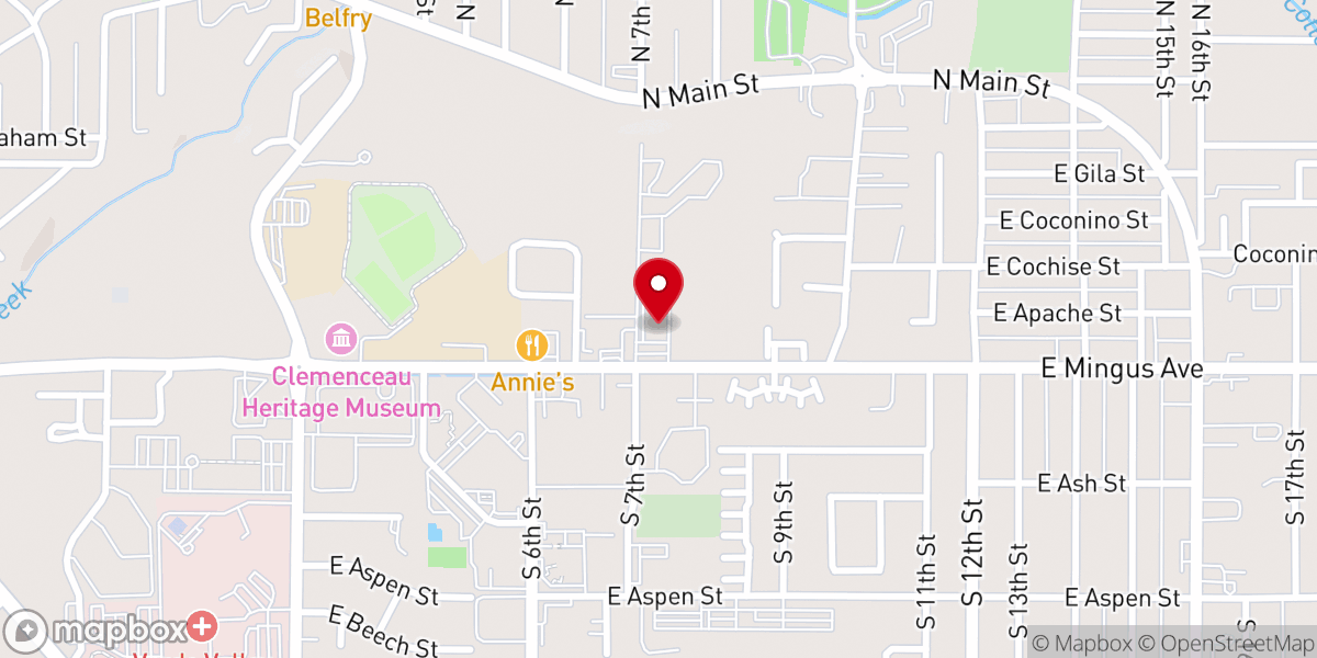Map showing location of Journey Church