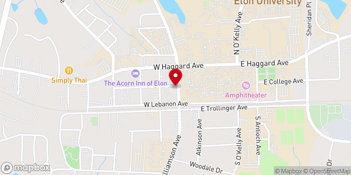 Map showing location of Pandora's Pies