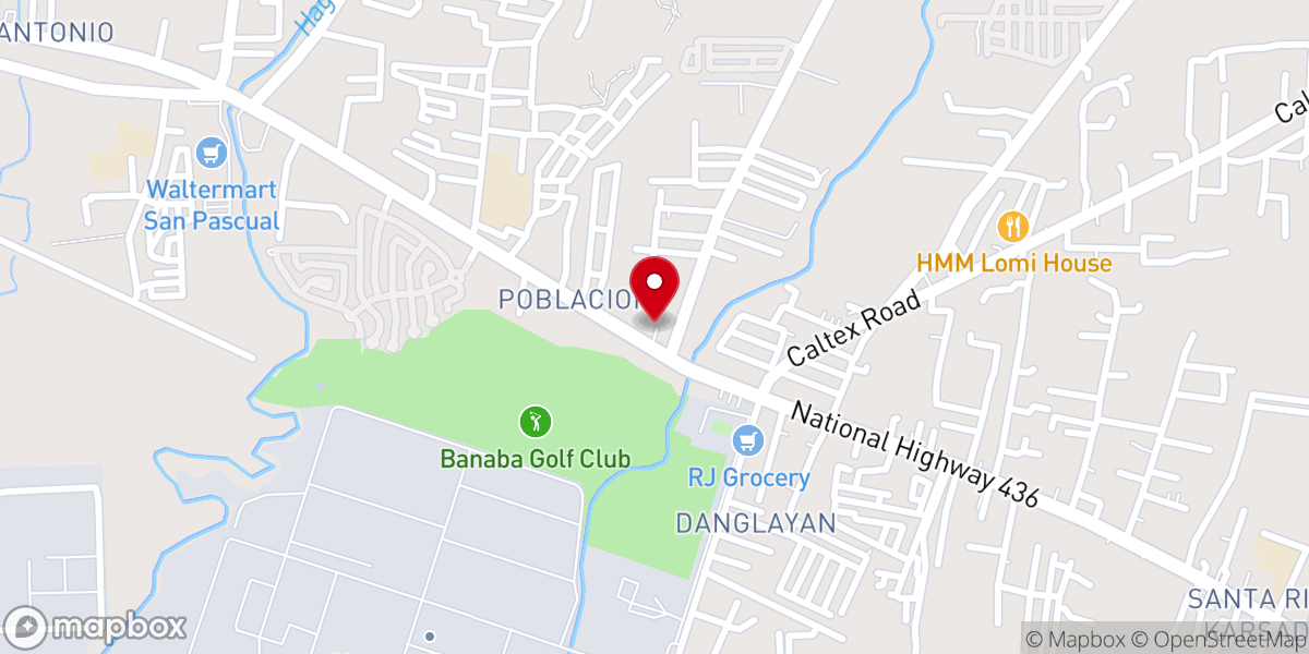 Map showing location of San Pascual Baylon Parish Church - Poblacion, San Pascual, Batangas (Archdiocese of Lipa)