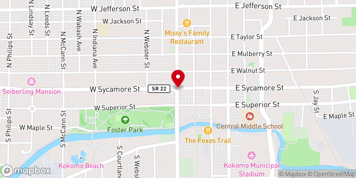 Map showing location of Oversight International Pastors Network