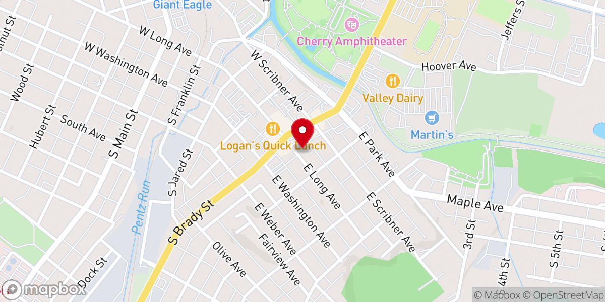 Map showing location of Square One Community Inc