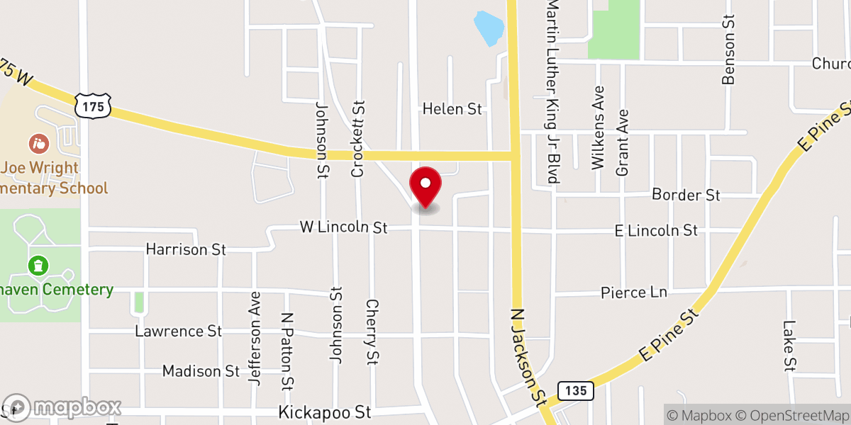 Map showing location of Bolton Street Christian Church