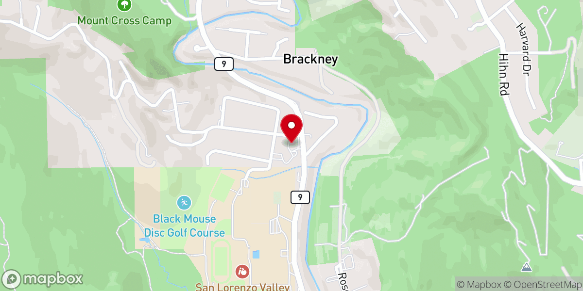 Map showing location of Trinity Bible Church