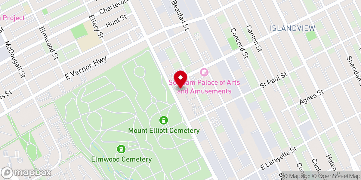 Map showing location of Capuchin Mission Office