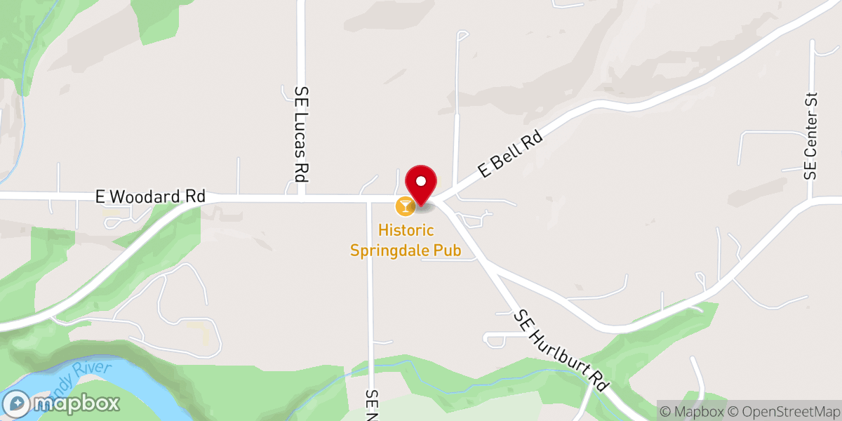 Map showing location of Bible Chapel