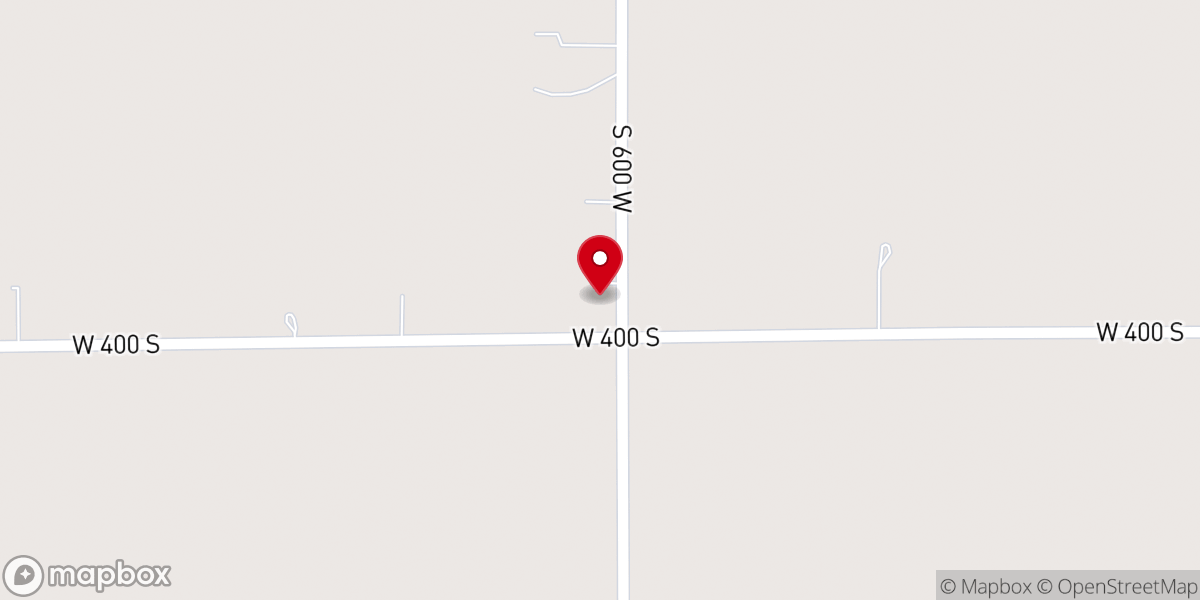 Map showing location of German Baptist Church