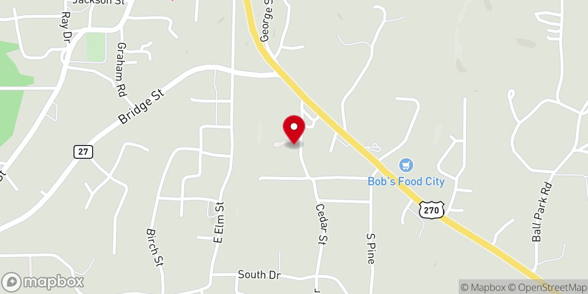 Map showing location of Mt Ida Seventh-day Adventist Church