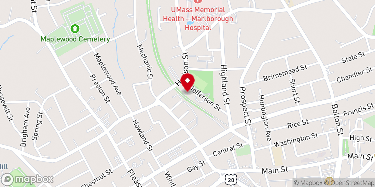 Map showing location of Judah City Church