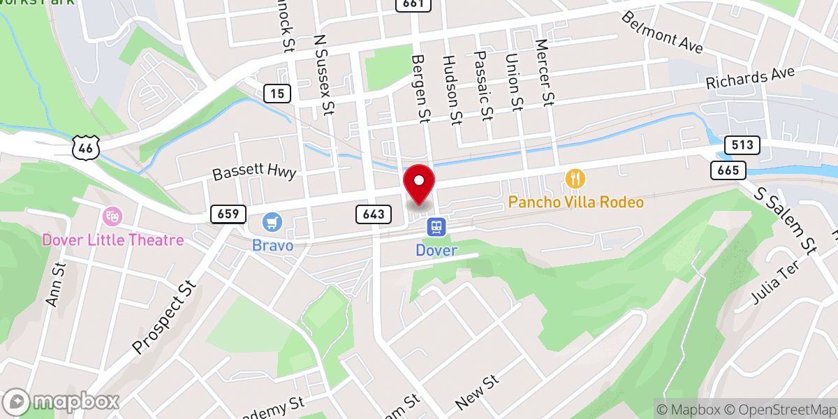 Map showing location of St John's Episcopal Church - Iglesia Episcopal de San Juan