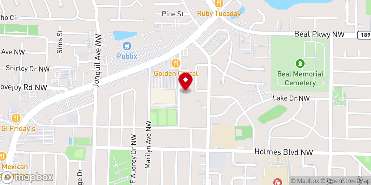 Map showing location of Rios de Agua Viva Ministries
