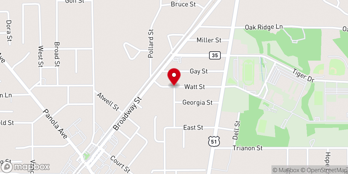 Map showing location of The Wilborn Building