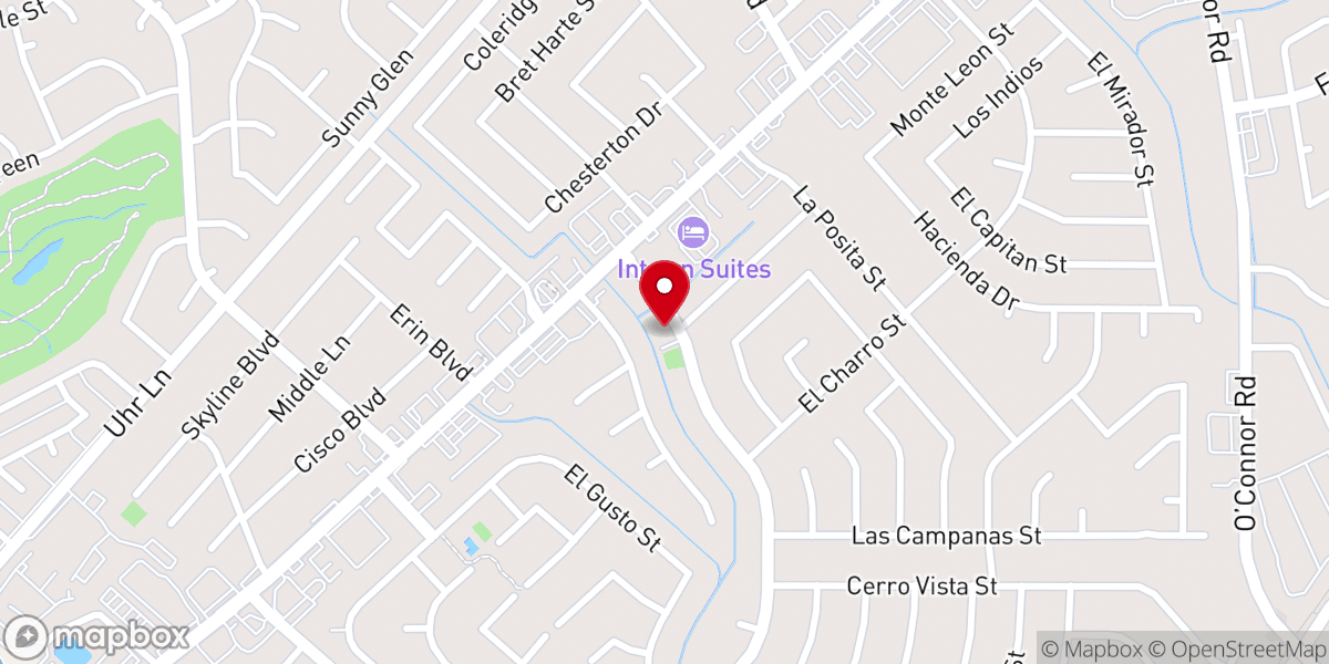 Map showing location of Nueva Vida Asamblea