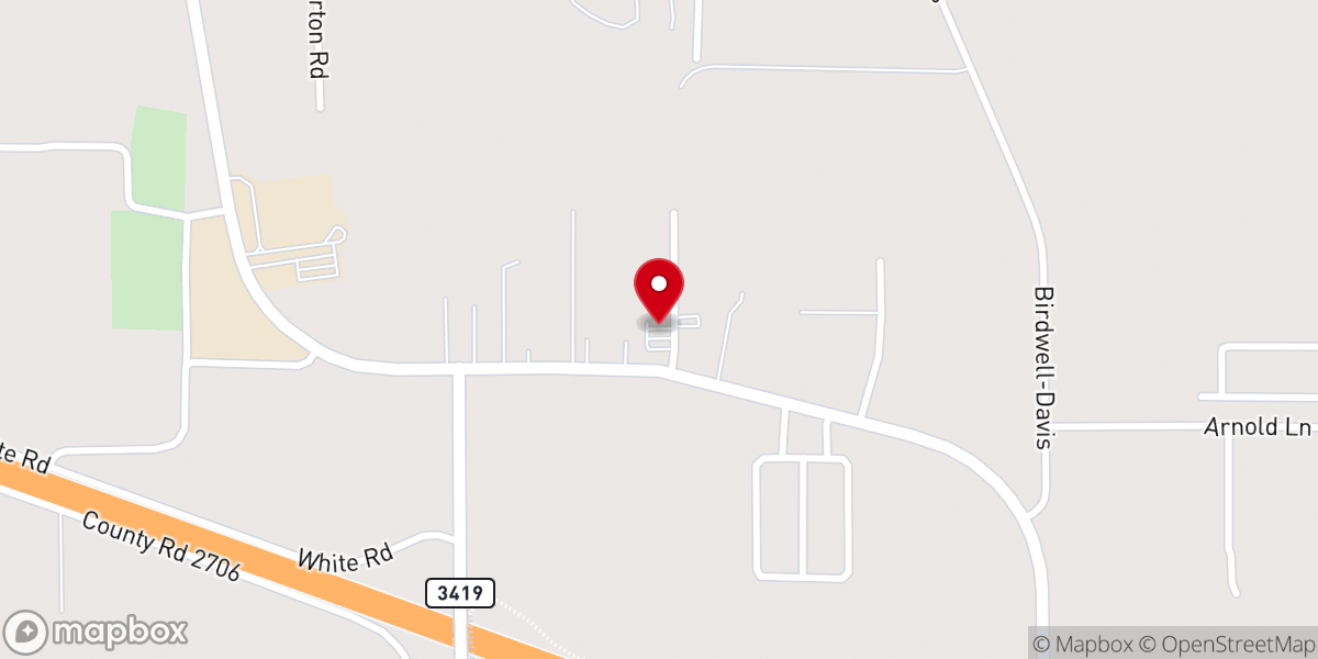 Map showing location of Cross View Baptist Church