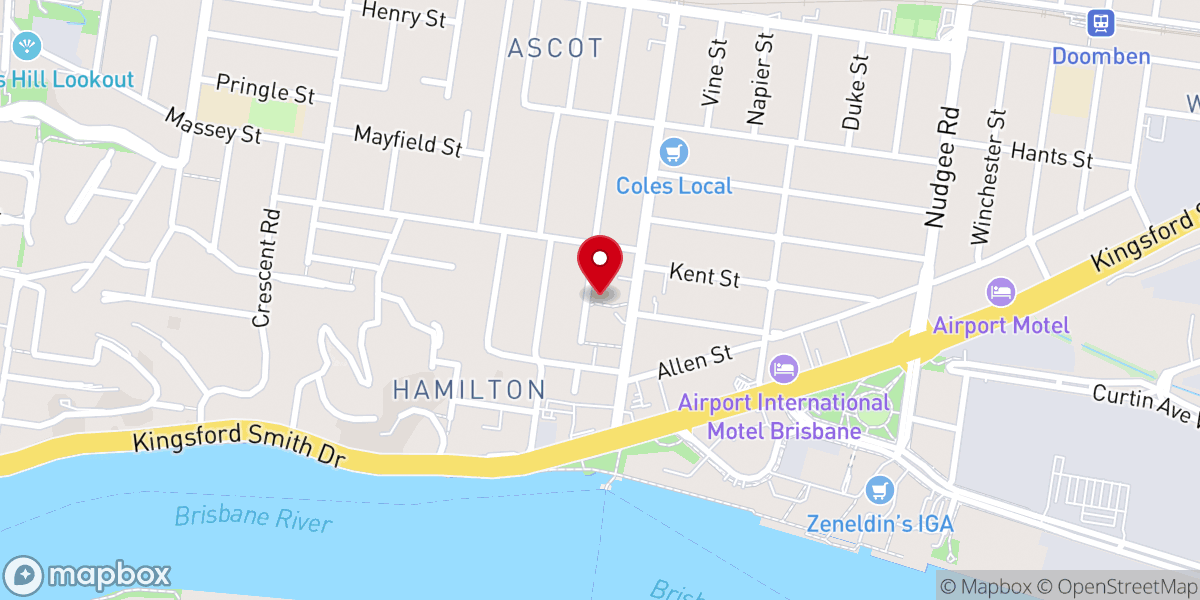 Map showing location of St Augustine's Anglican Church