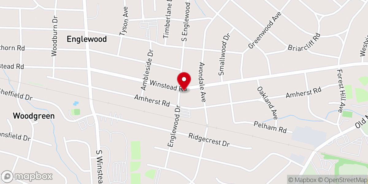 Map showing location of Calvary Baptist Church Rocky Mount NC
