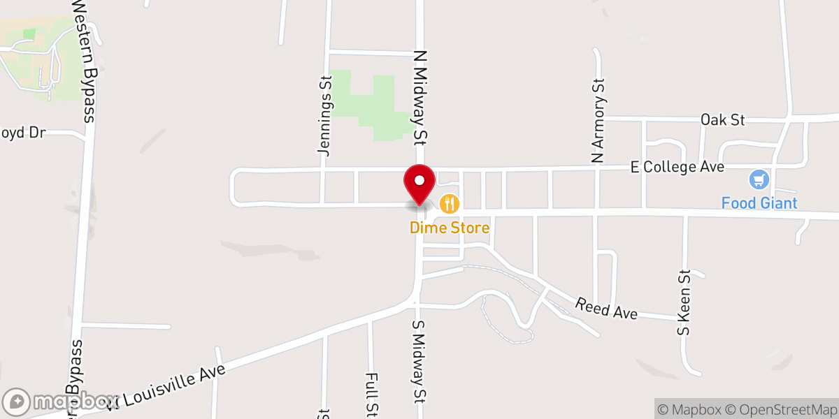 Map showing location of Jones chapel ame