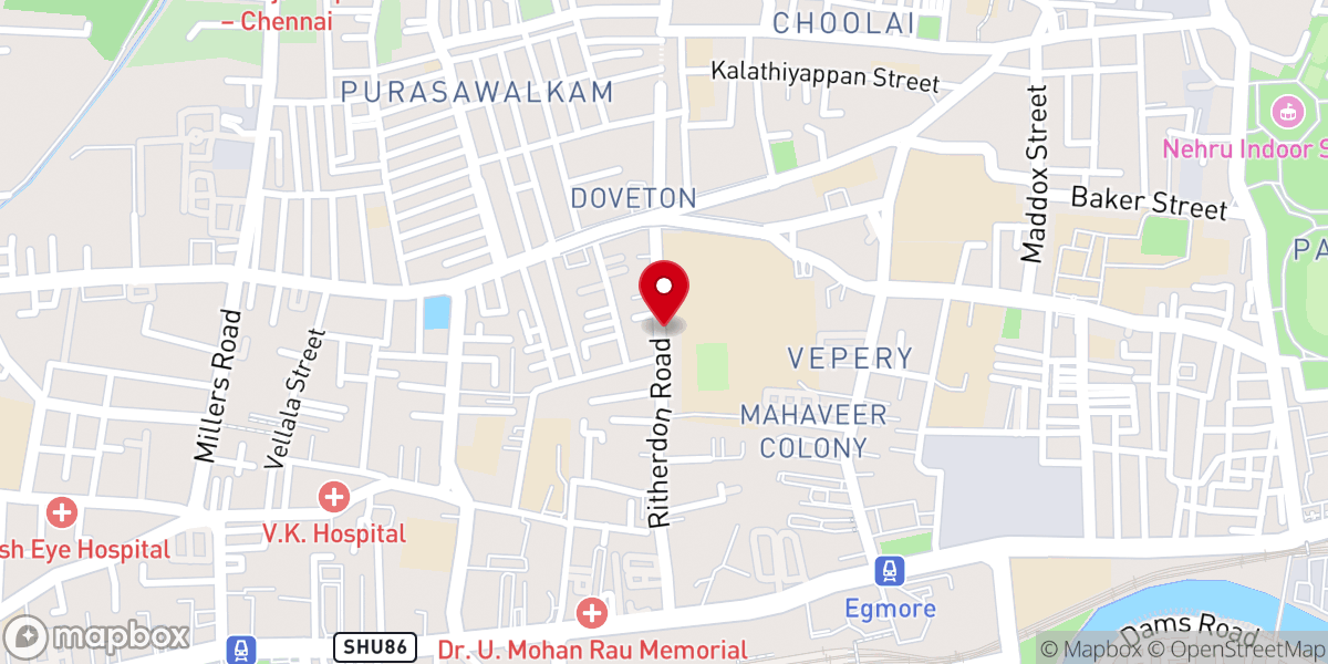 Map showing location of The Apostolic Church