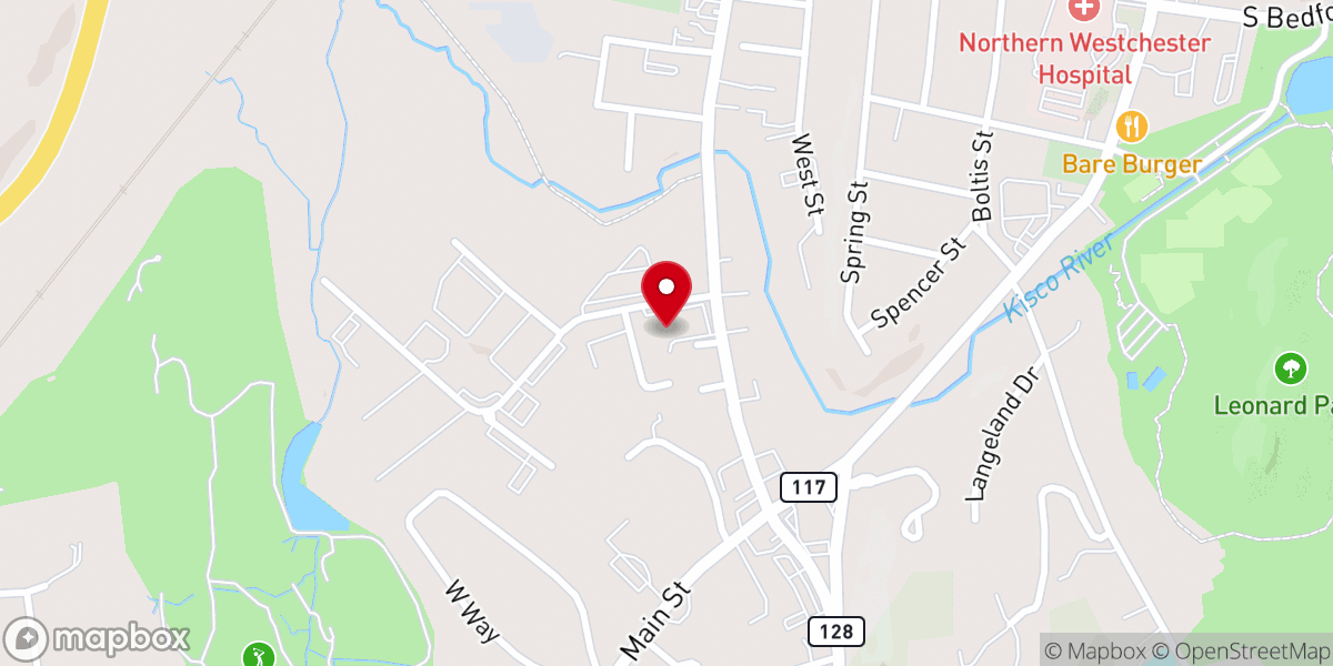 Map showing location of Fraternidad Cristiana Mount Kisco, NY