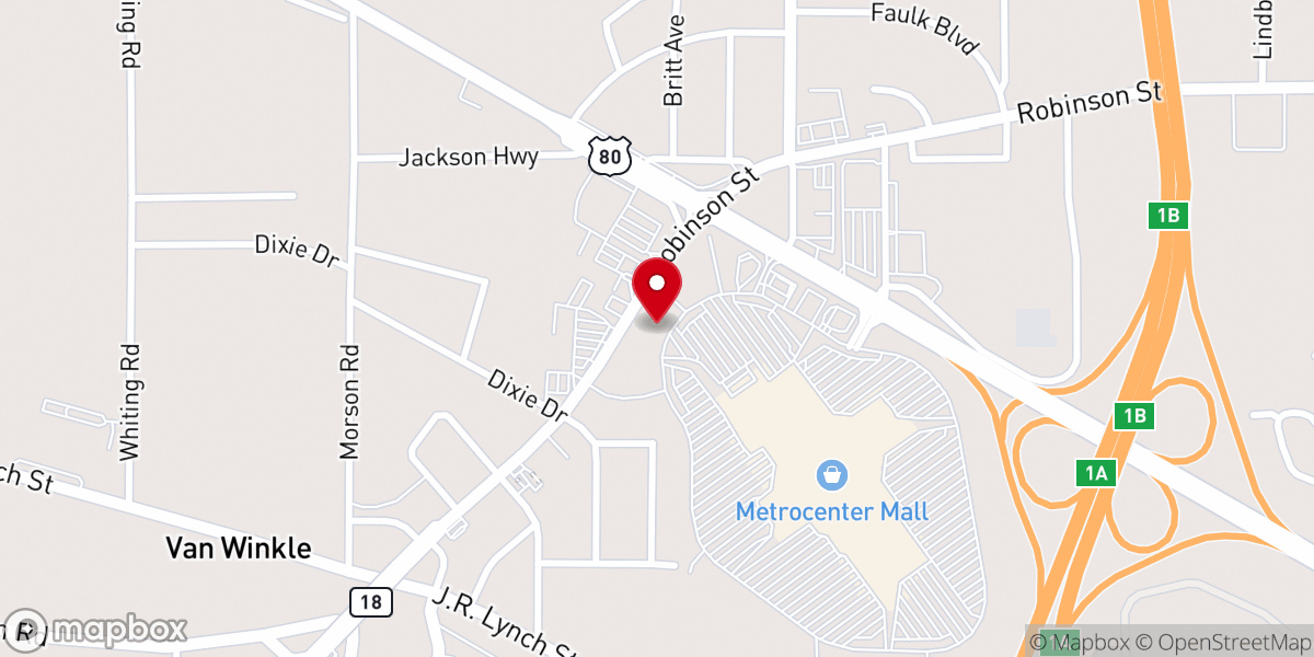 Map showing location of Life Changers Community Fellowship