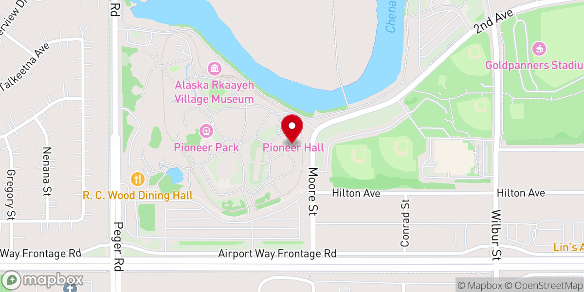 Map showing location of Anglican Church of the Redeemer