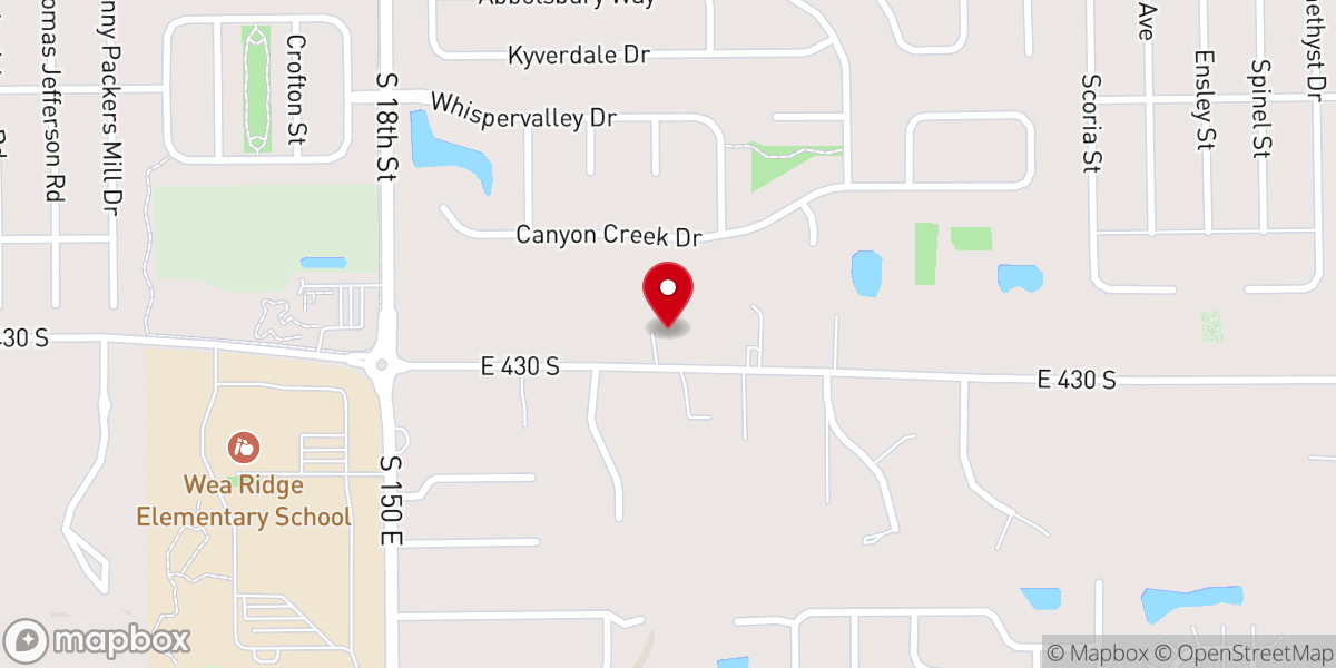 Map showing location of Lighthouse Baptist Church