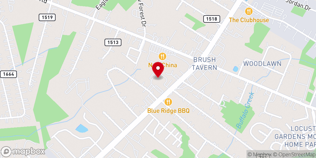 Map showing location of Brrkln Ministries Inc