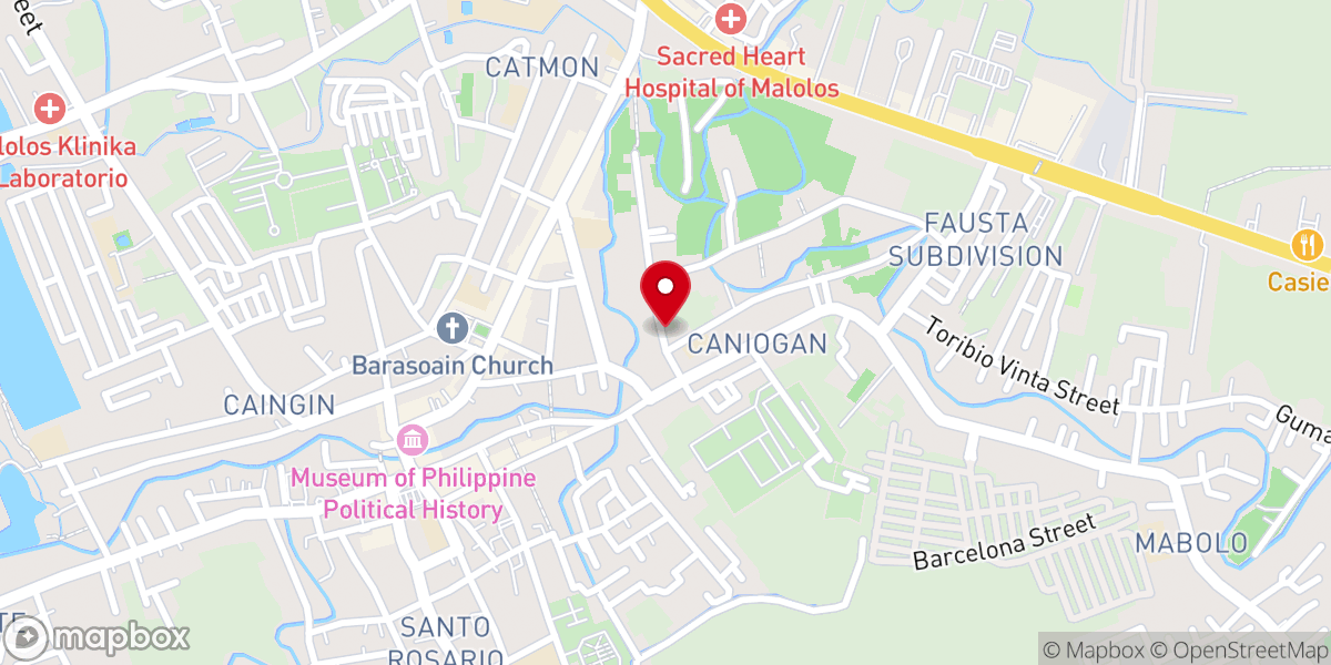 Map showing location of BETHANY BAPTIST CHURCH