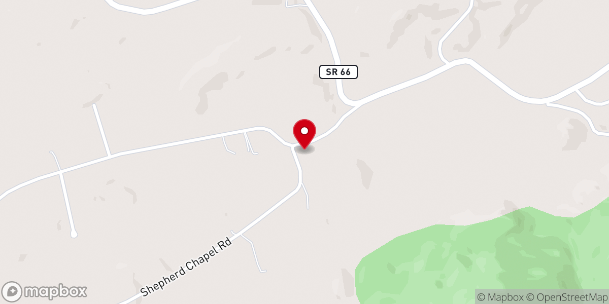 Map showing location of Shepherd's Chapel Church
