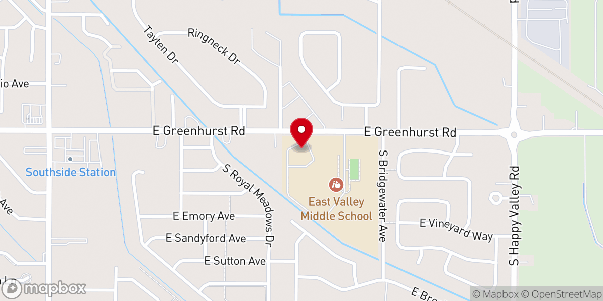 Map showing location of Faith Bible Church Treasure Valley