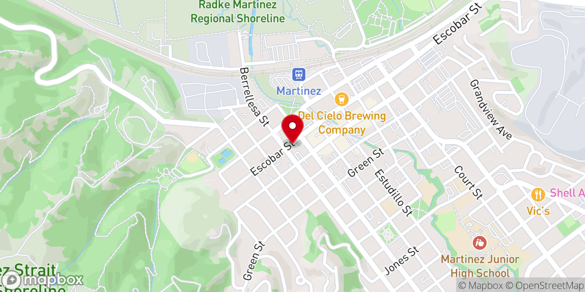 Map showing location of Cornerstone Baptist Church