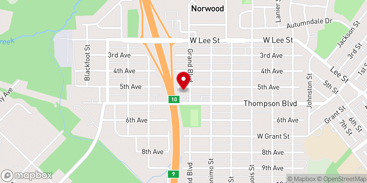 Map showing location of Chickasaw Church