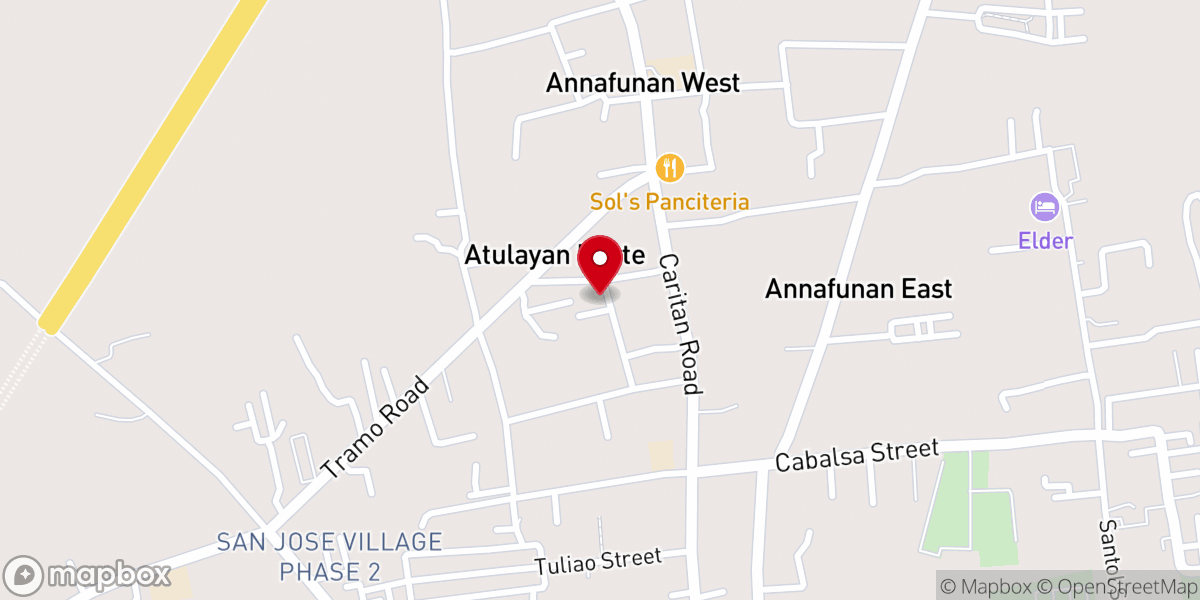 Map showing location of Saved by Grace Full Gospel Church - Tuguegarao Ministry