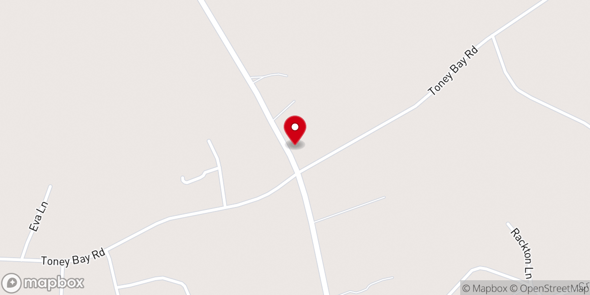Map showing location of Unity Church