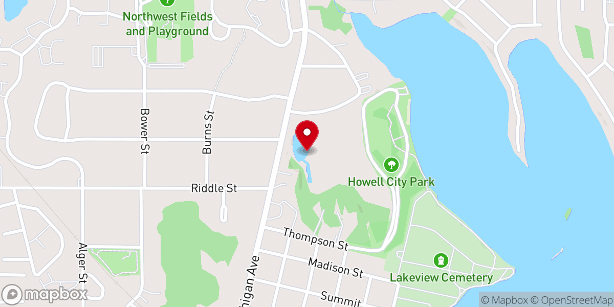 Map showing location of New Life Community Church of Brighton