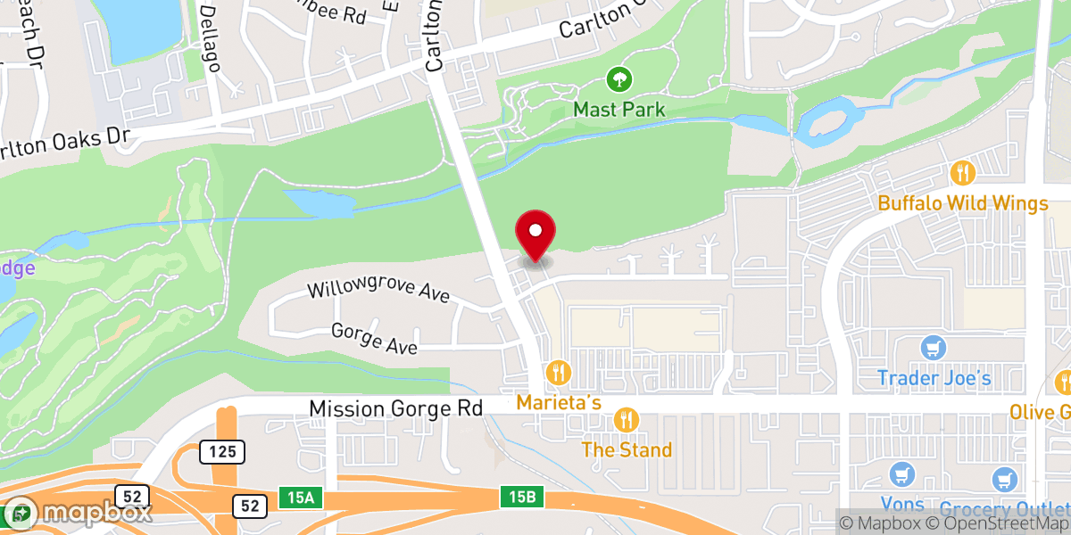 Map showing location of City View Community Church