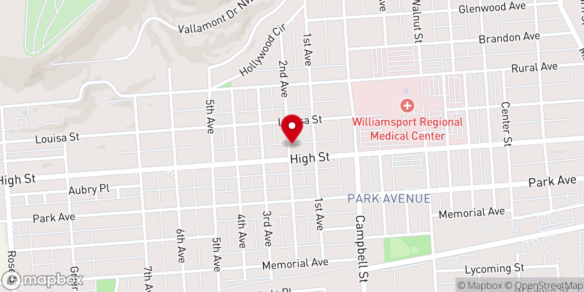 Map showing location of JanetsOffice