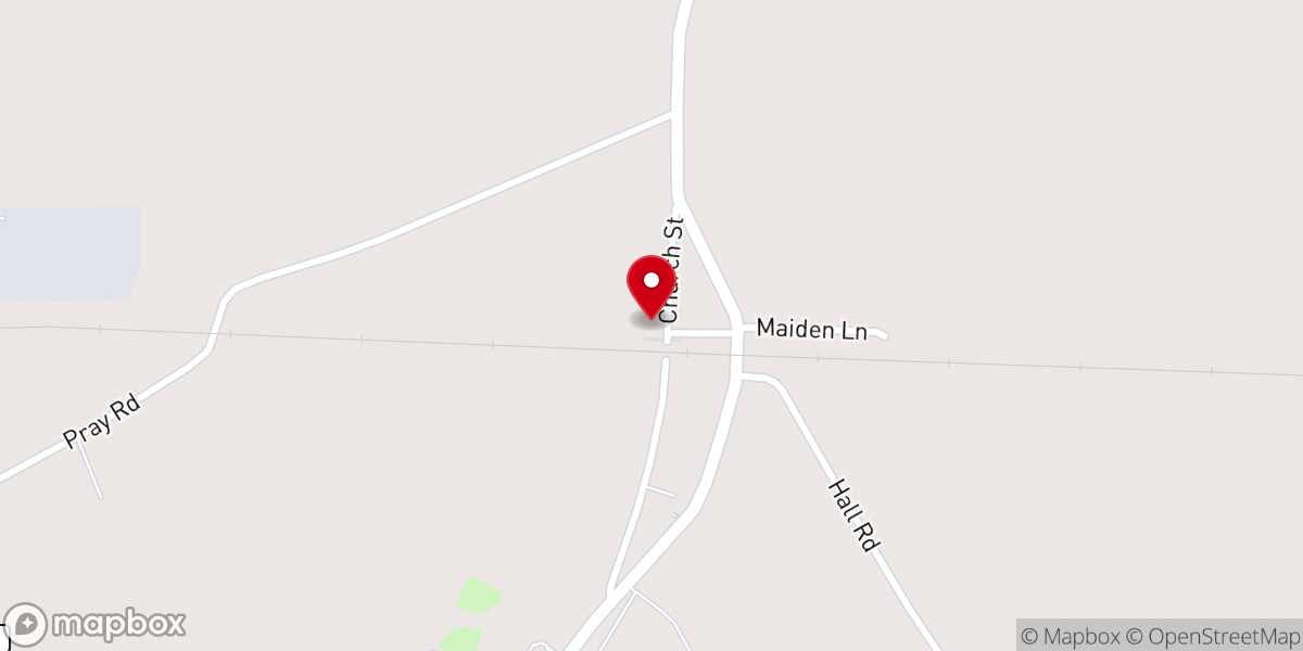 Map showing location of Lisbon United Presbyterian Church