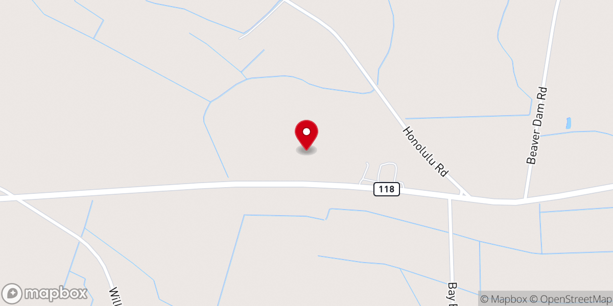 Map showing location of House of Pentecost Ministries