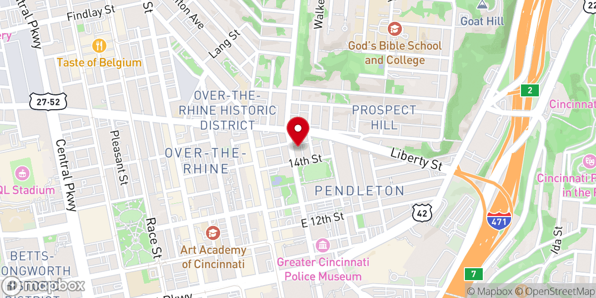 Map showing location of Greater Golden Gate Missionary Baptist Church