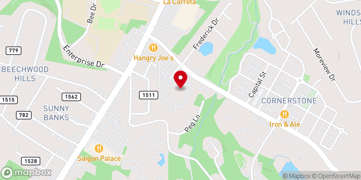 Map showing location of Tree of Life Ministries